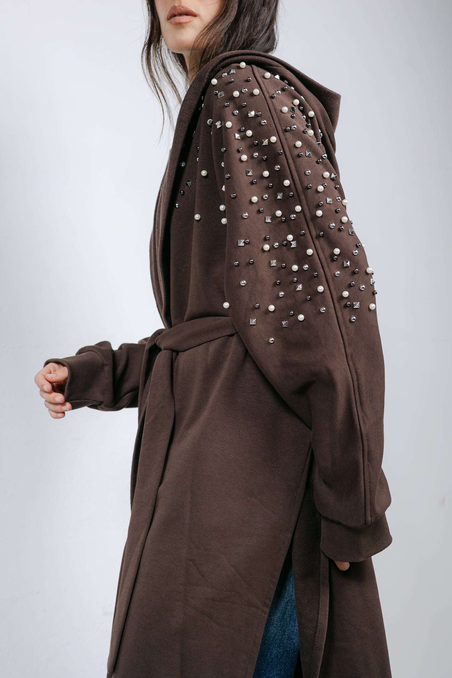 Everlast Cardigan in Brown