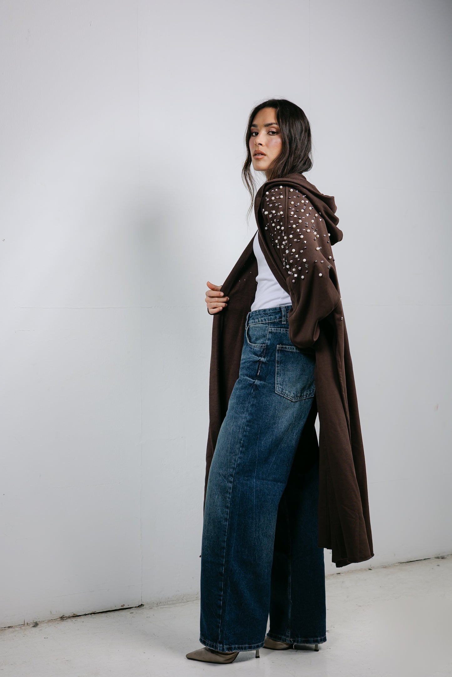 Everlast Cardigan in Brown