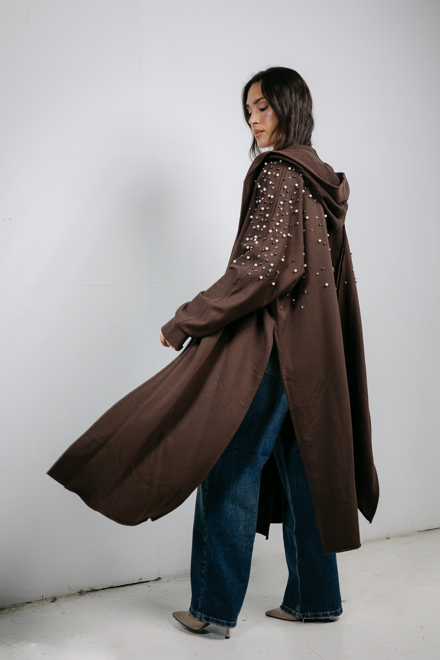 Everlast Cardigan in Brown