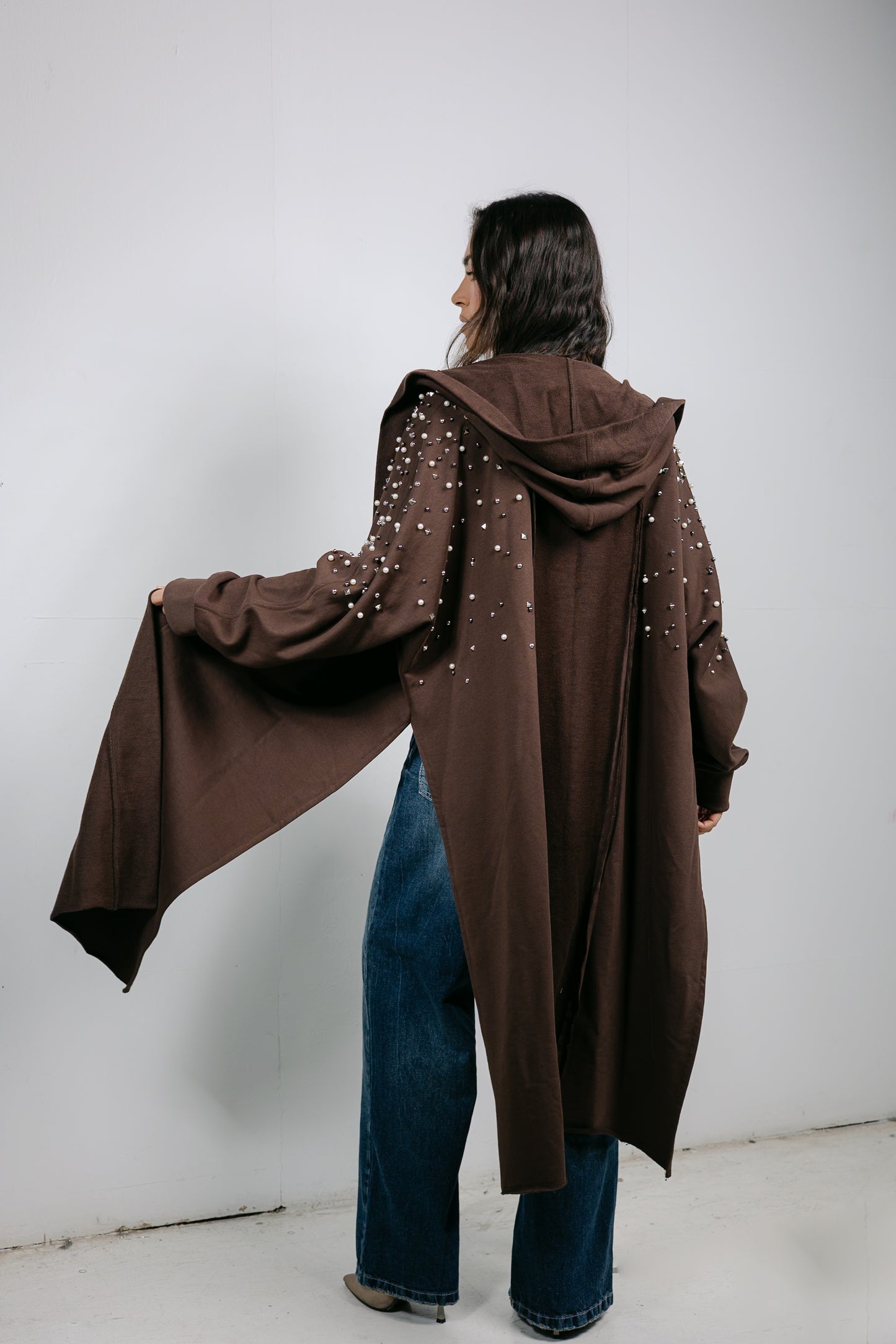 Everlast Cardigan in Brown