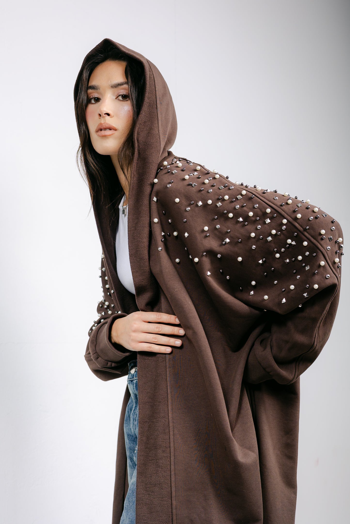 Everlast Cardigan in Brown