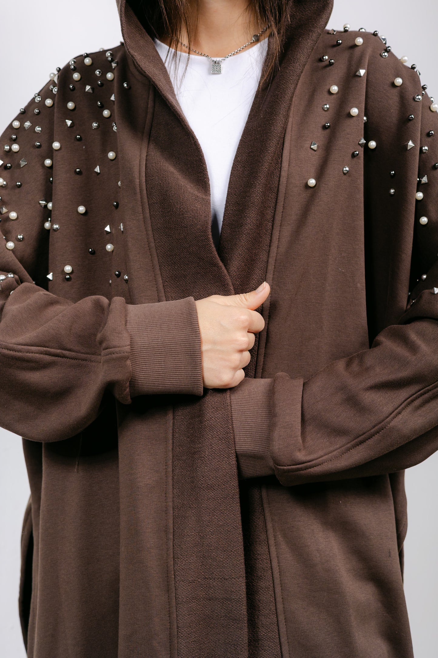 Everlast Cardigan in Brown