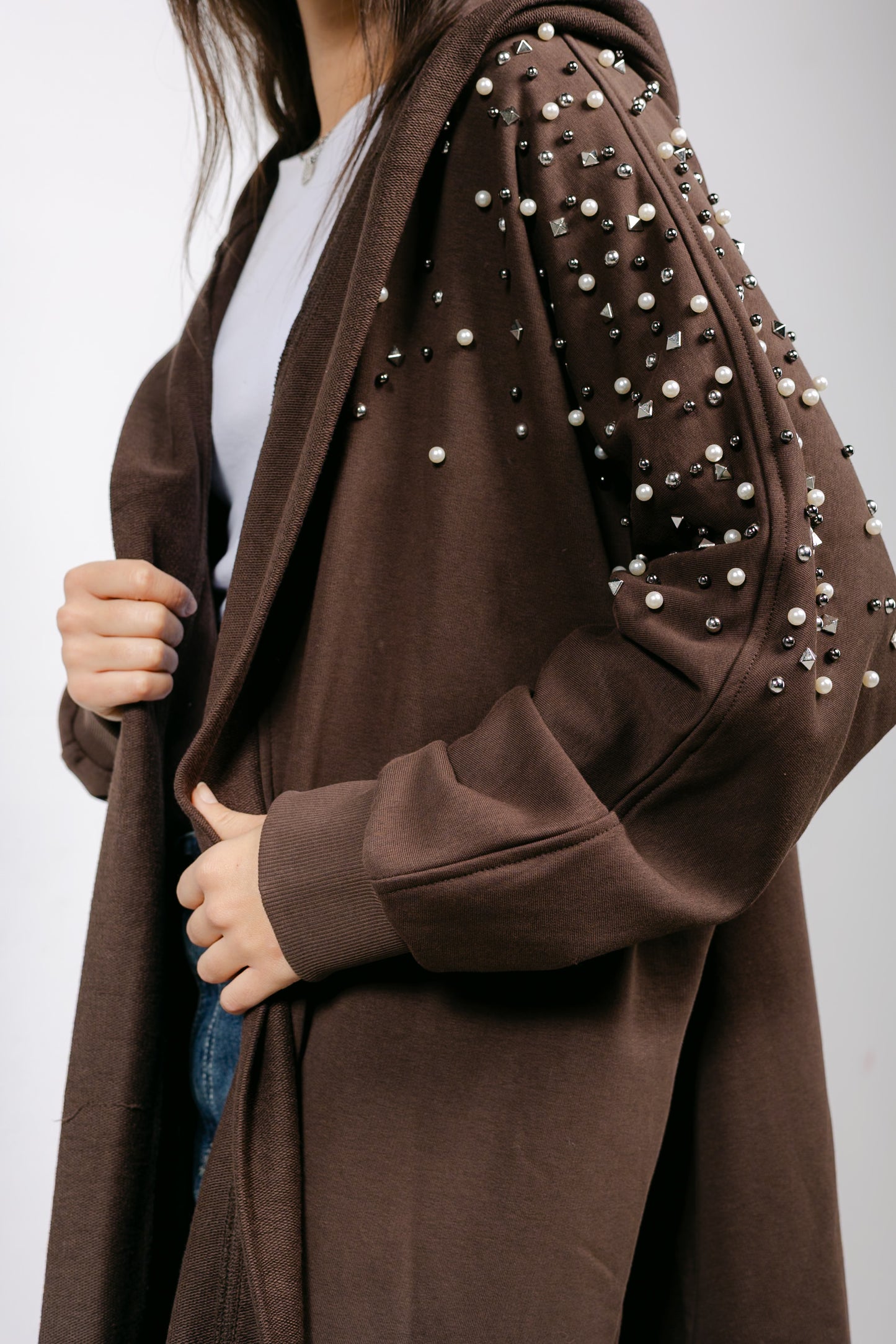 Everlast Cardigan in Brown