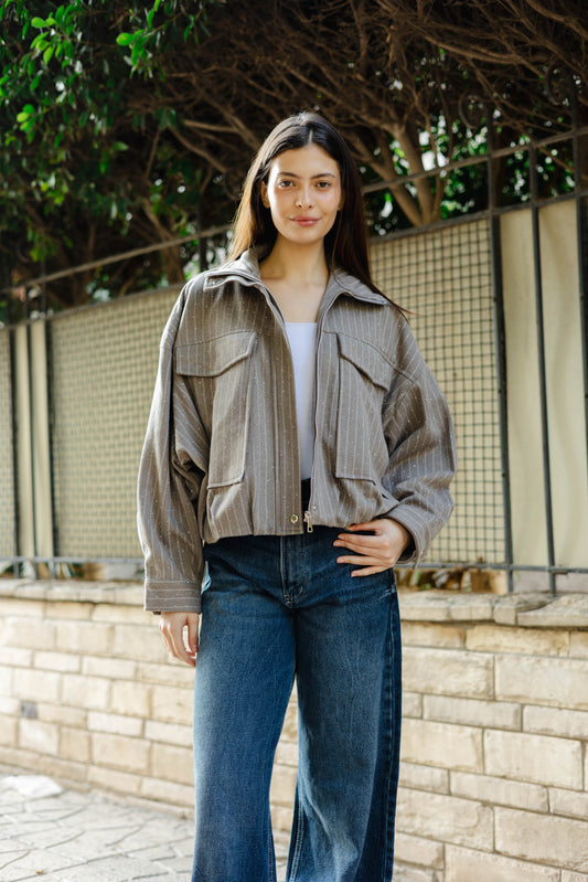 Star Daze Jacket in Cafe