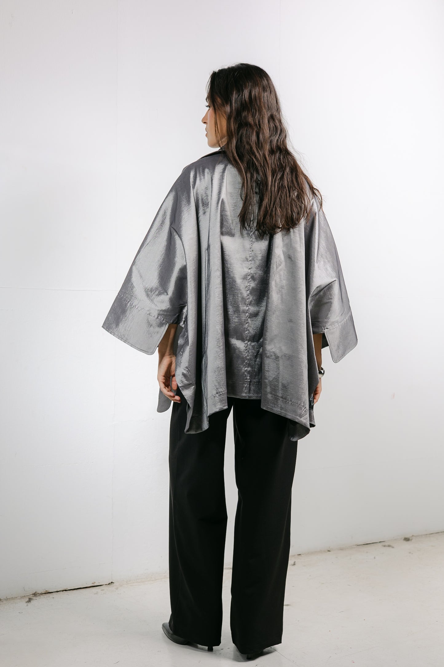 Shine On Cape in Silver