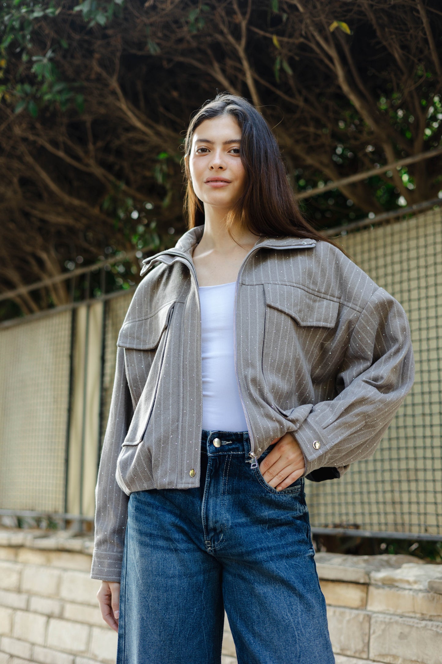 Star Daze Jacket in Cafe