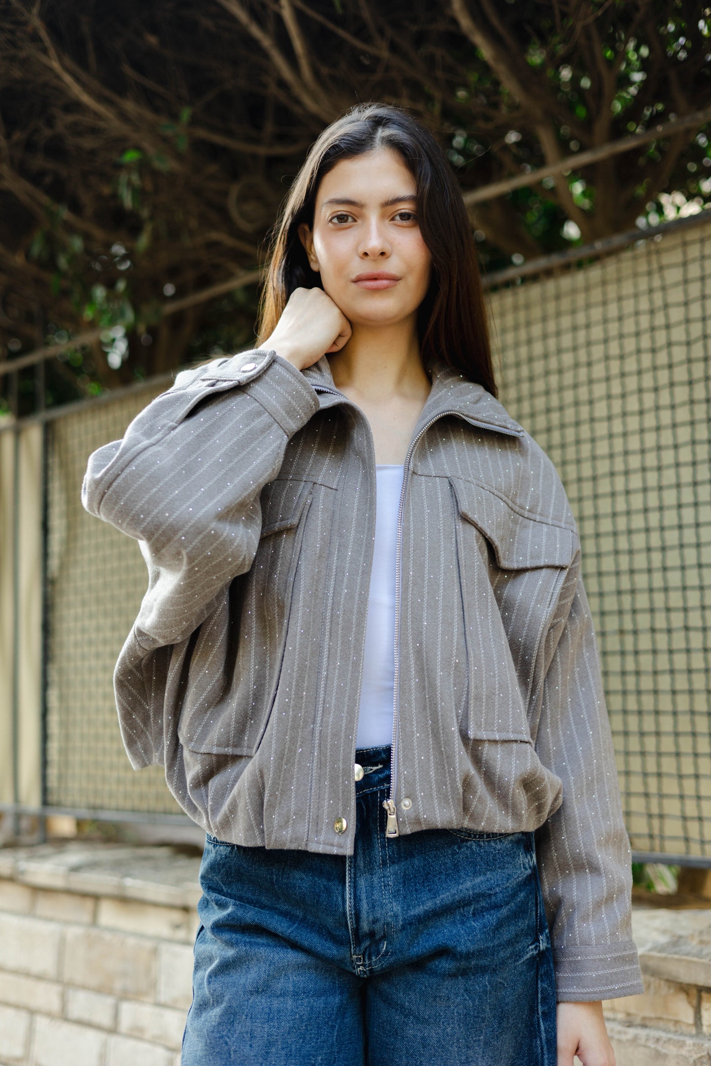 Star Daze Jacket in Cafe