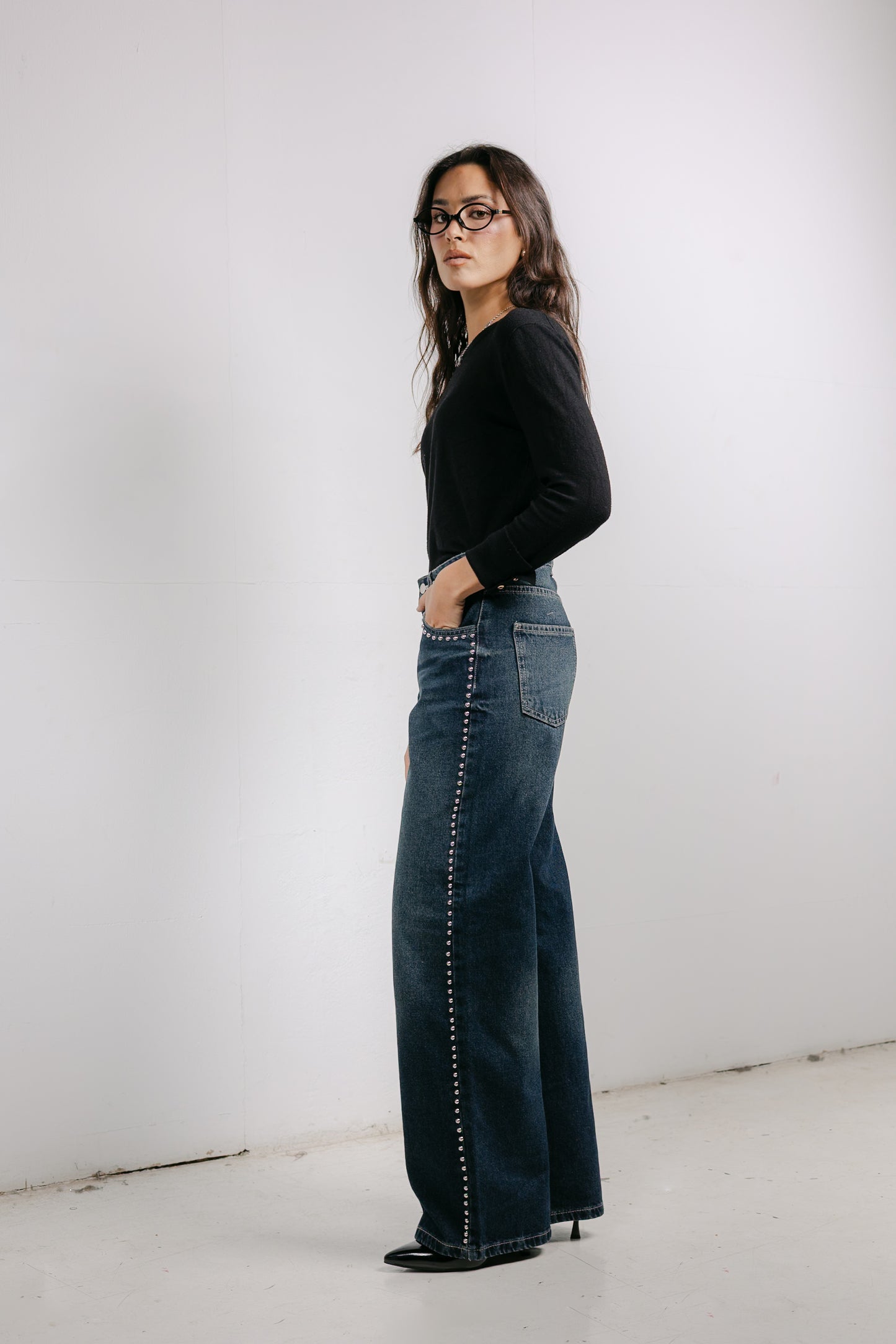 Silver Lining Denim Pants in Blue