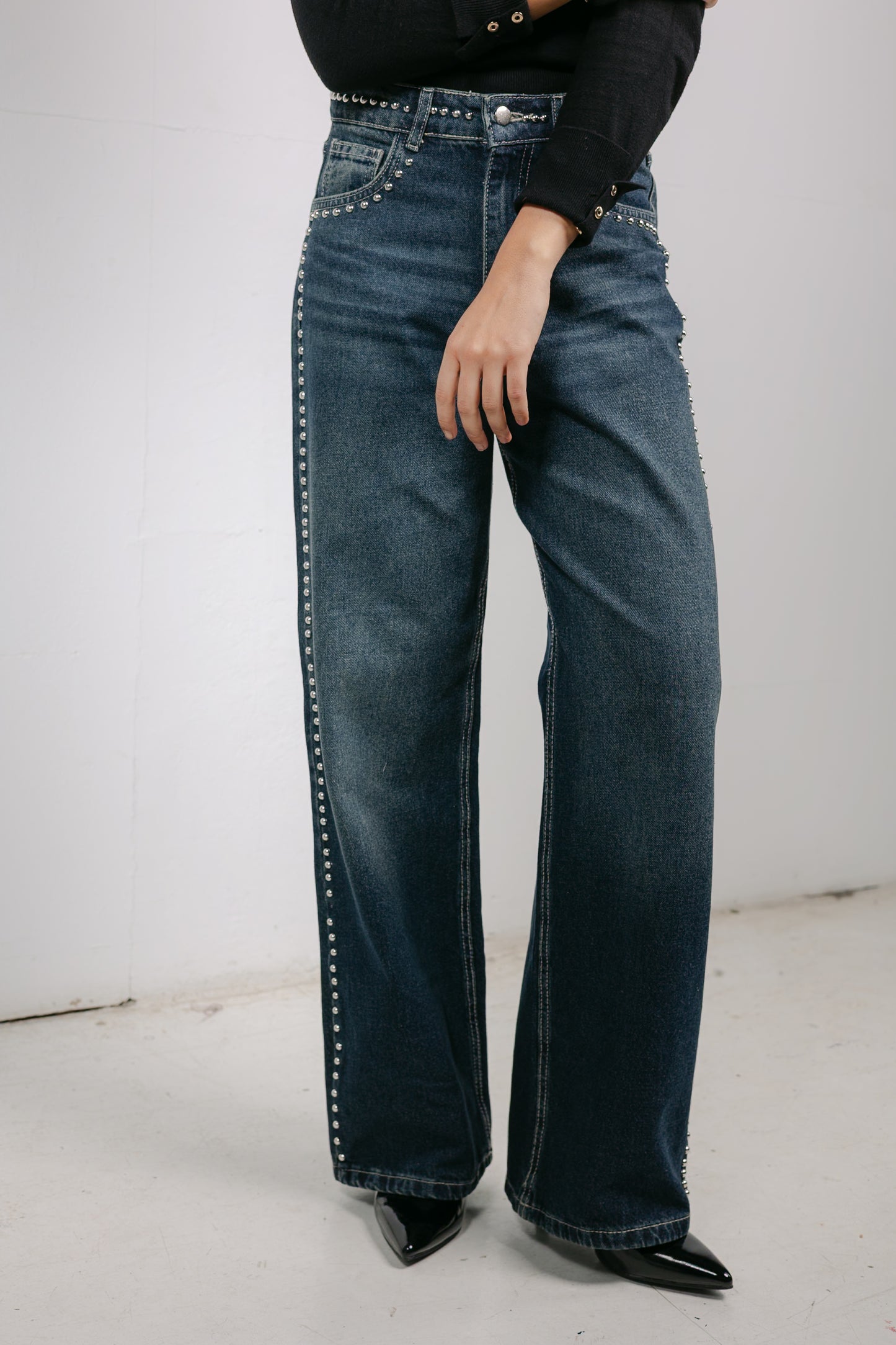 Silver Lining Denim Pants in Blue