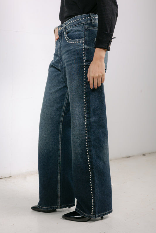 Silver Lining Denim Pants in Blue