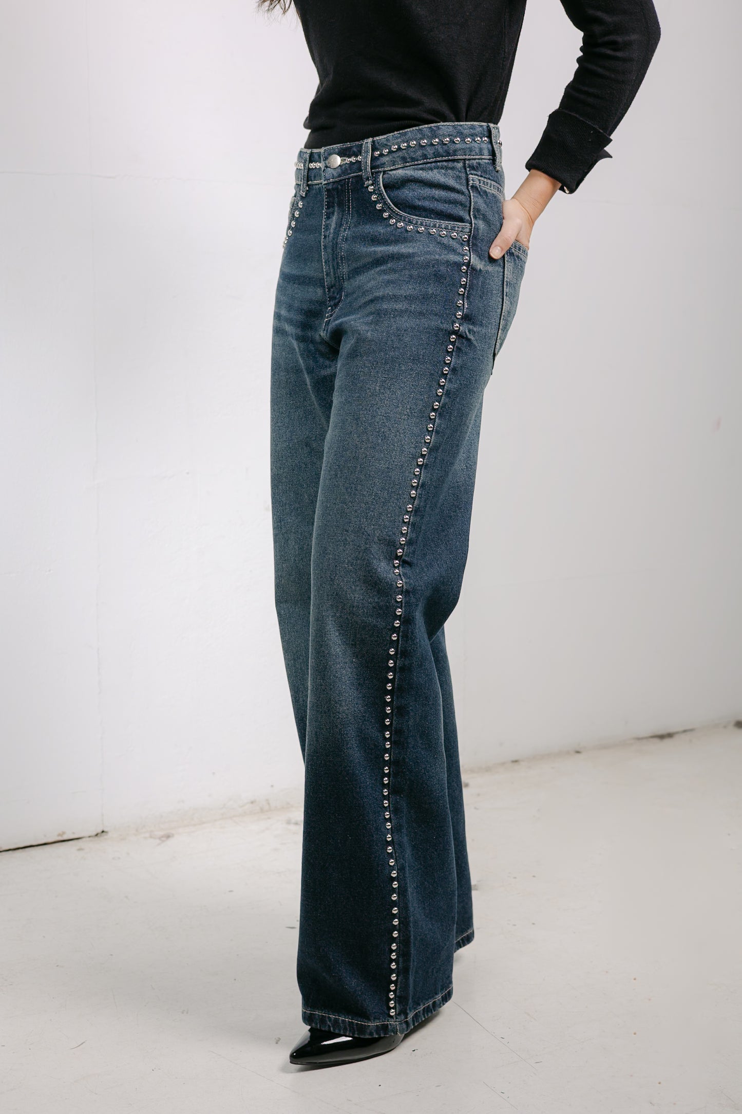 Silver Lining Denim Pants in Blue