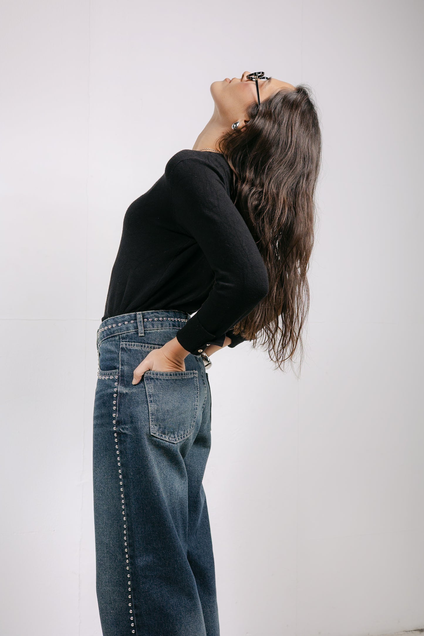 Silver Lining Denim Pants in Blue