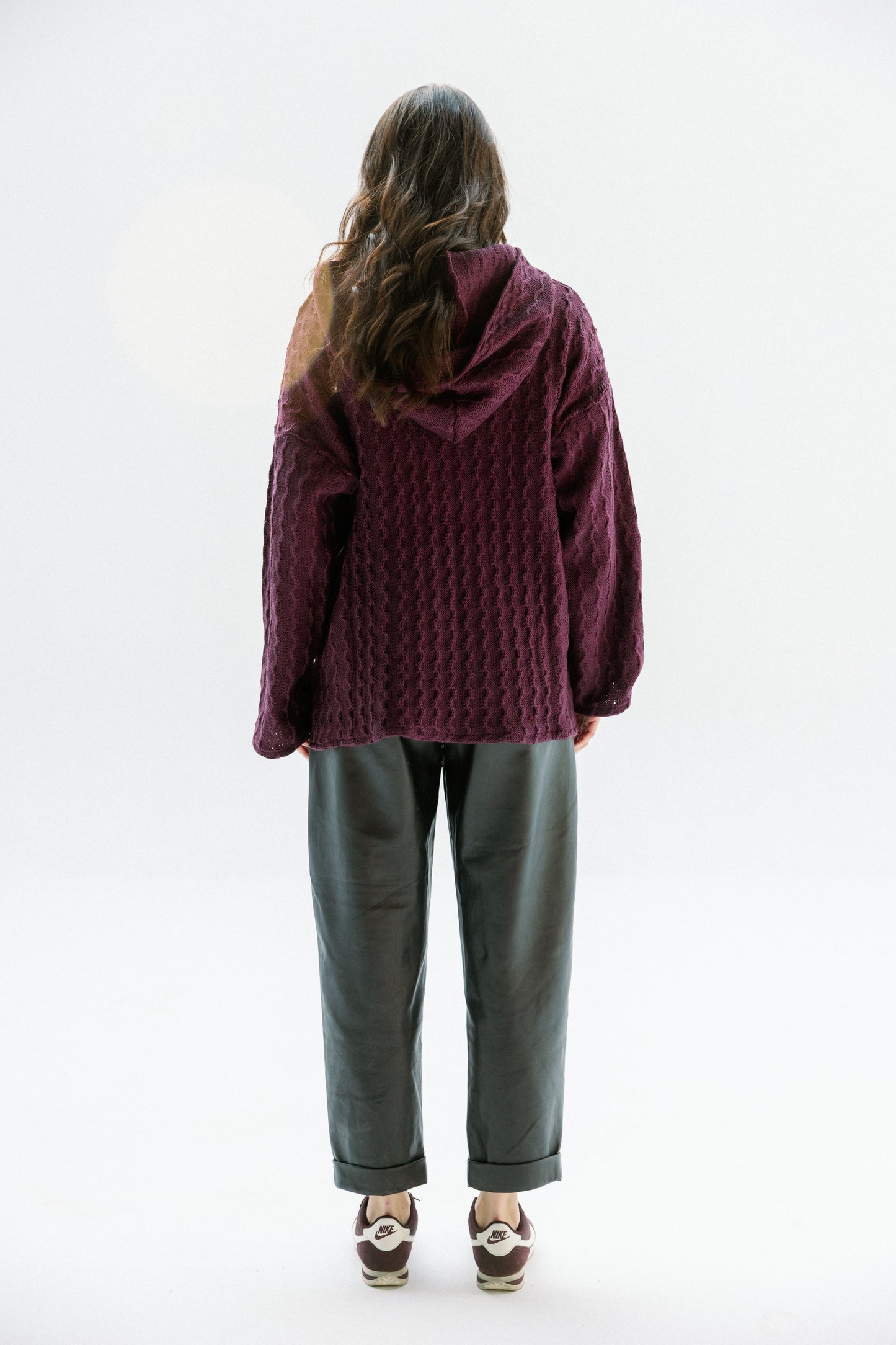 Sweet Nothing hoodie in Burgundy