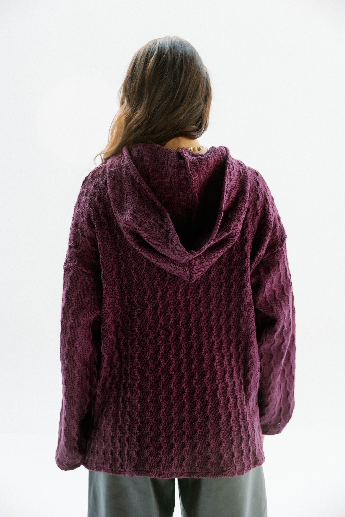 Sweet Nothing hoodie in Burgundy