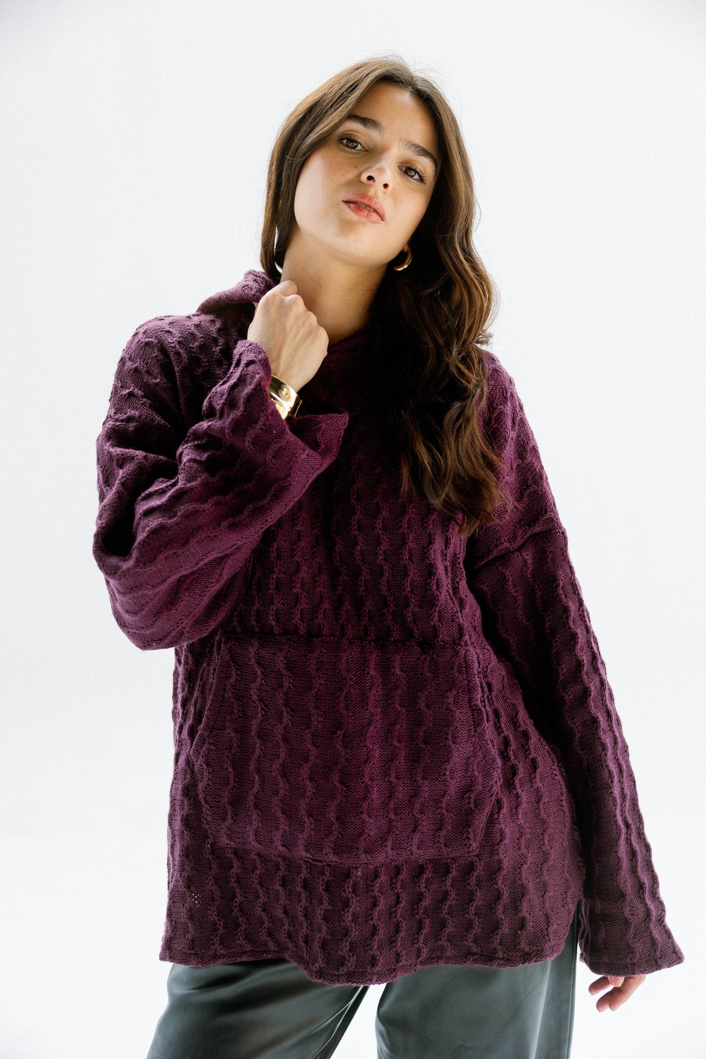 Sweet Nothing hoodie in Burgundy