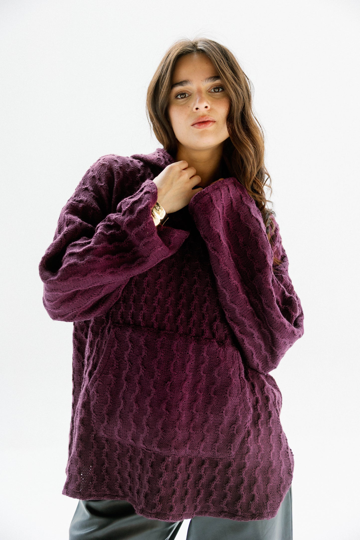 Sweet Nothing hoodie in Burgundy