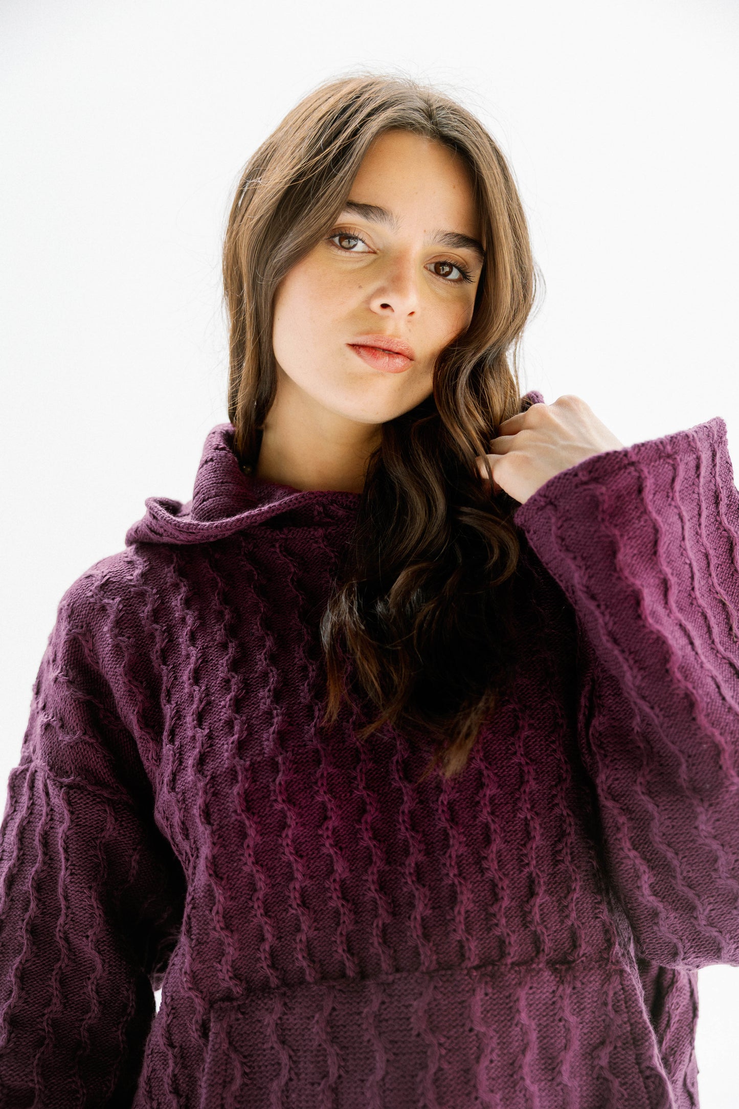 Sweet Nothing hoodie in Burgundy