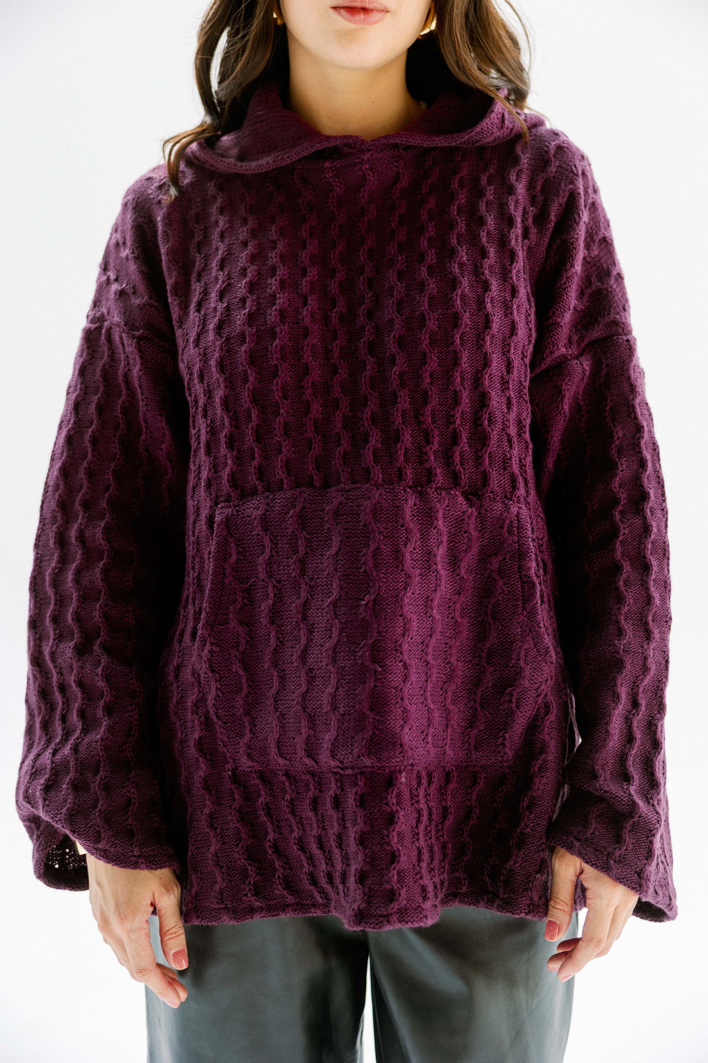 Sweet Nothing hoodie in Burgundy