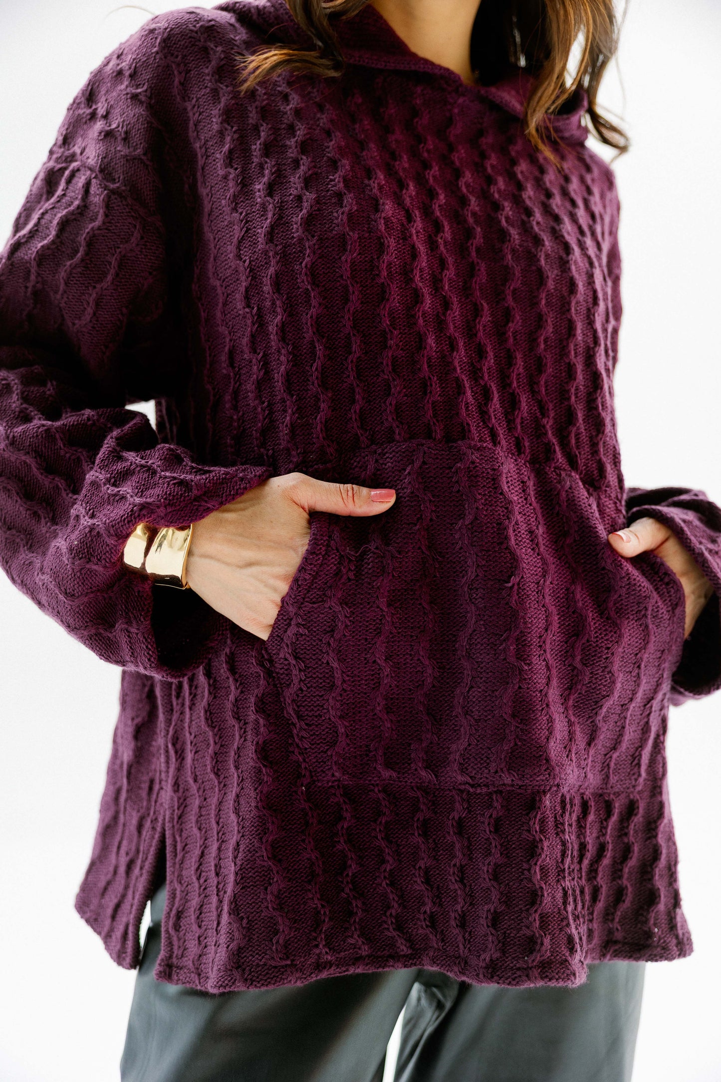 Sweet Nothing hoodie in Burgundy