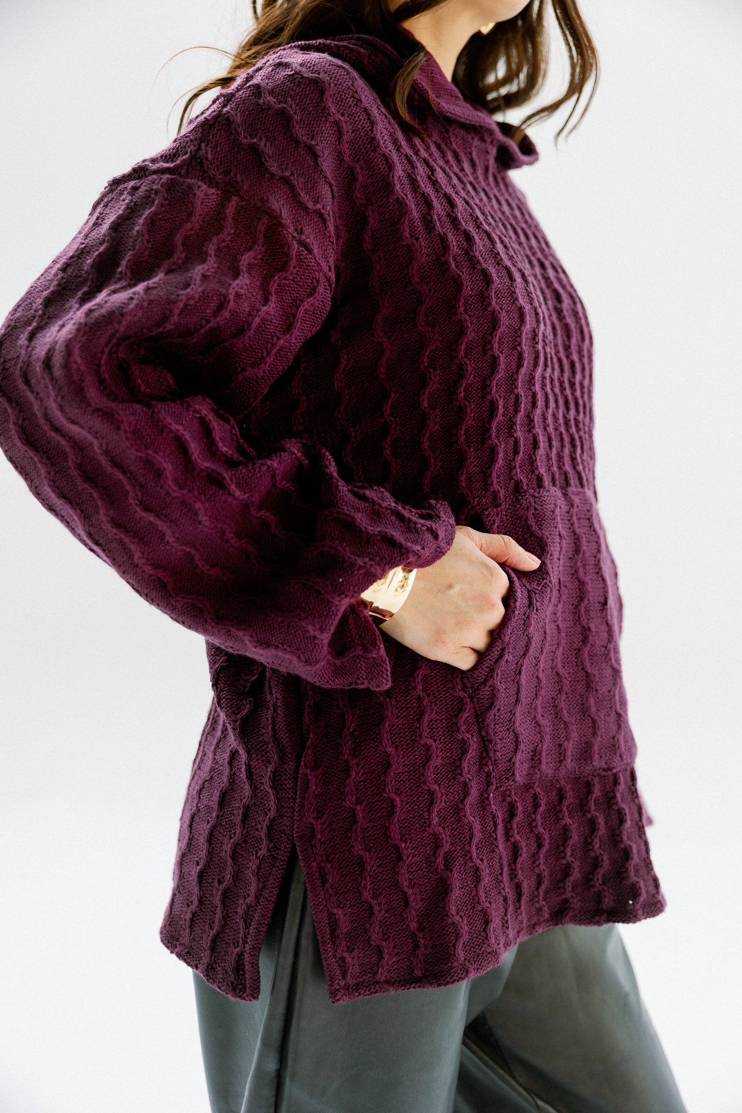 Sweet Nothing hoodie in Burgundy