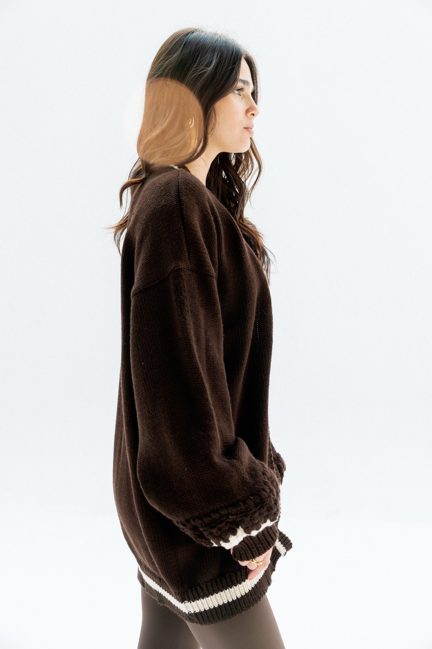 (Pre-Order) The Aura Cardigan in Brown