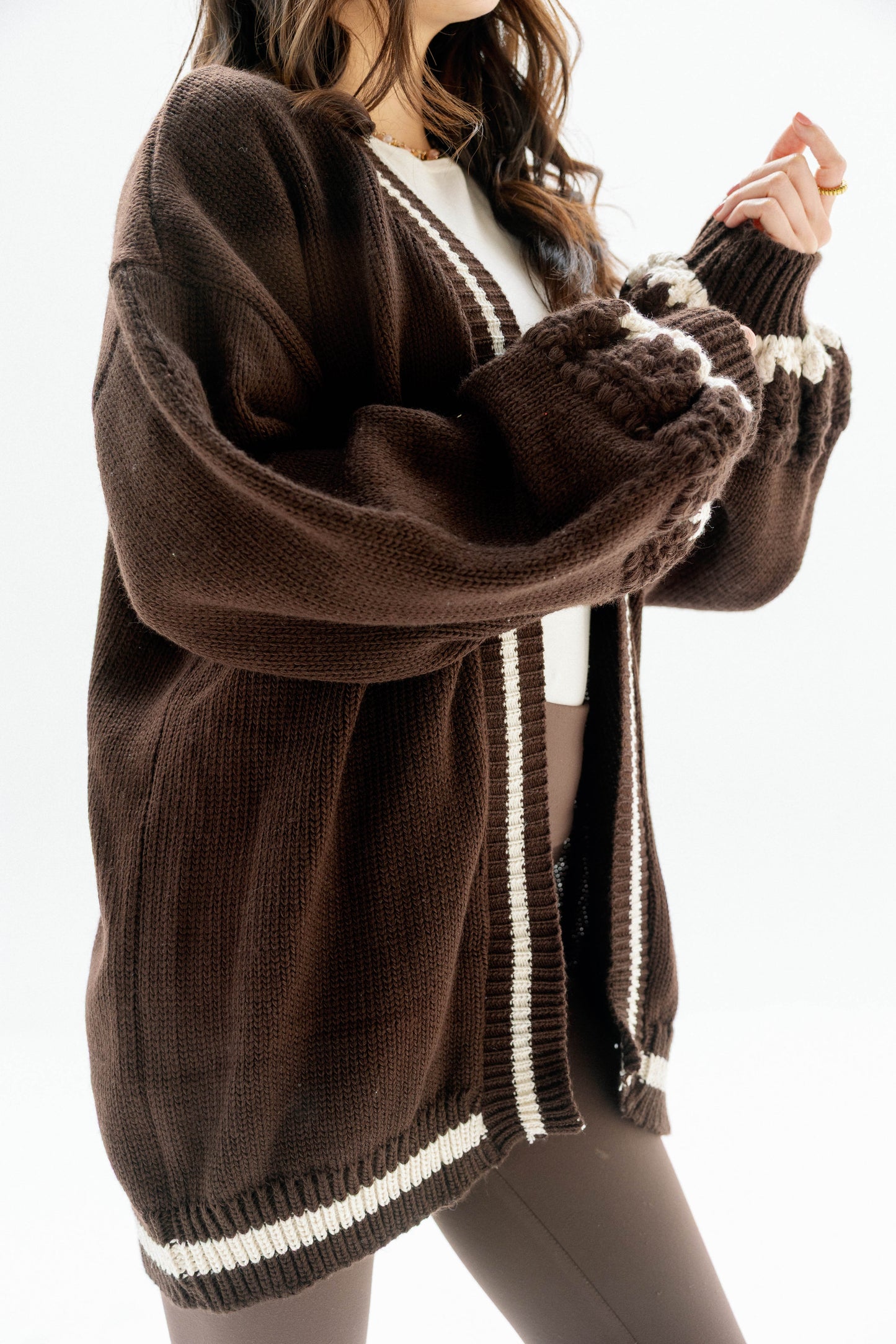 (Pre-Order) The Aura Cardigan in Brown