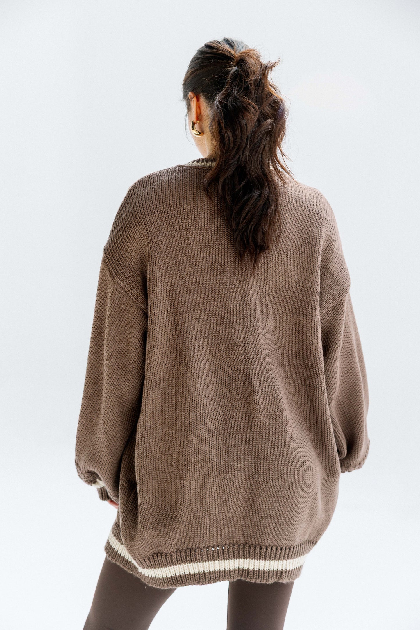 The Aura Cardigan in Cafe
