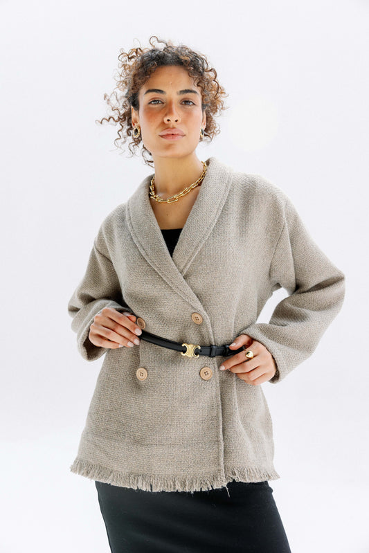 Little Secret Jacket in Beige