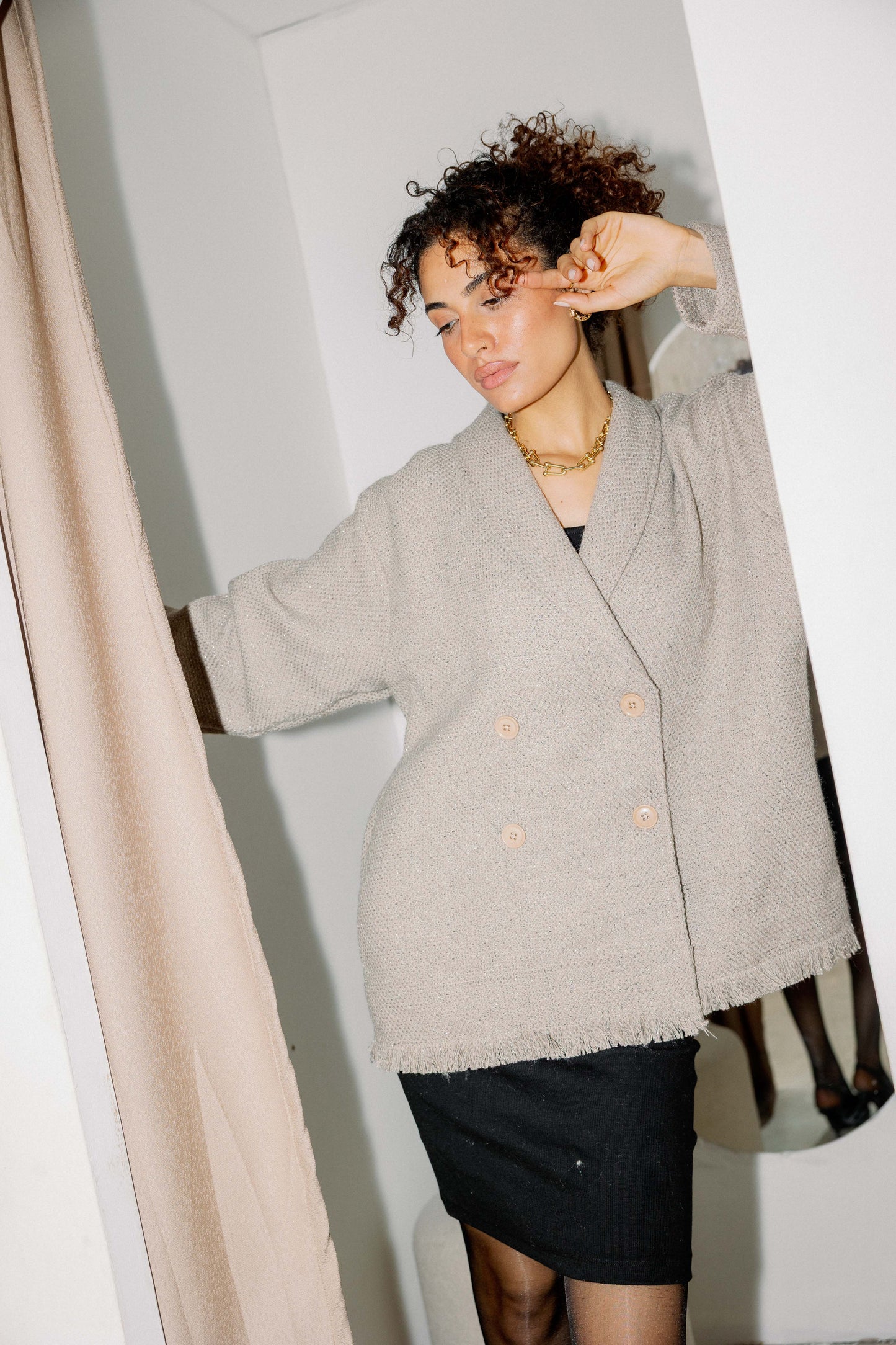 Little Secret Jacket in Beige