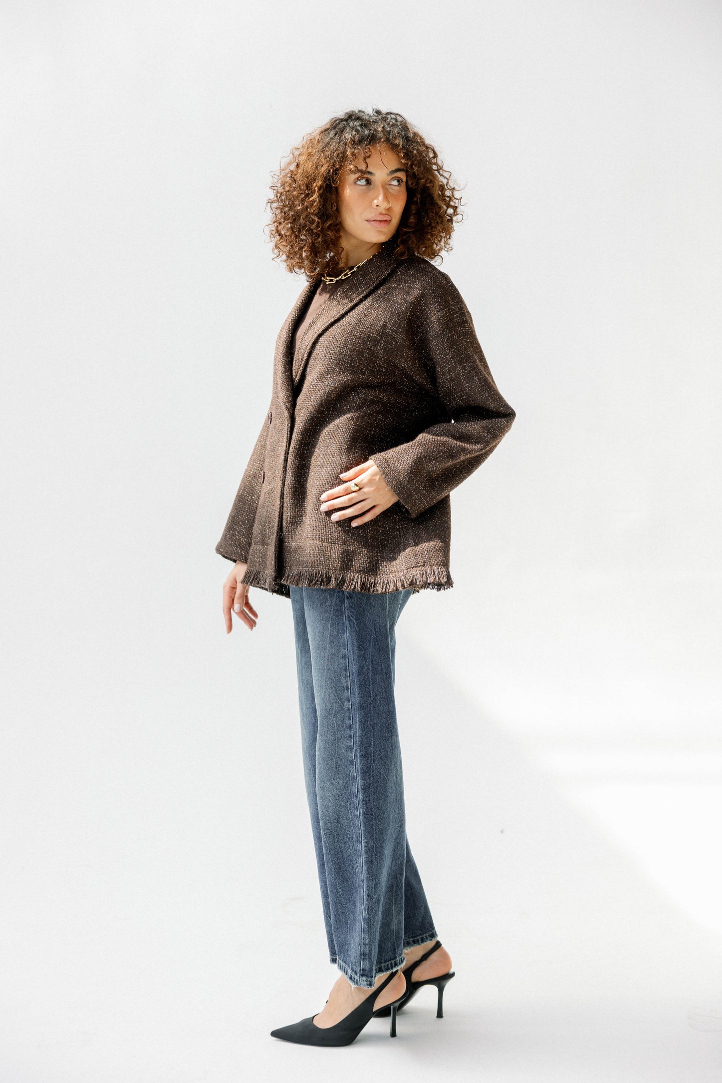 Little Secret Jacket in Brown