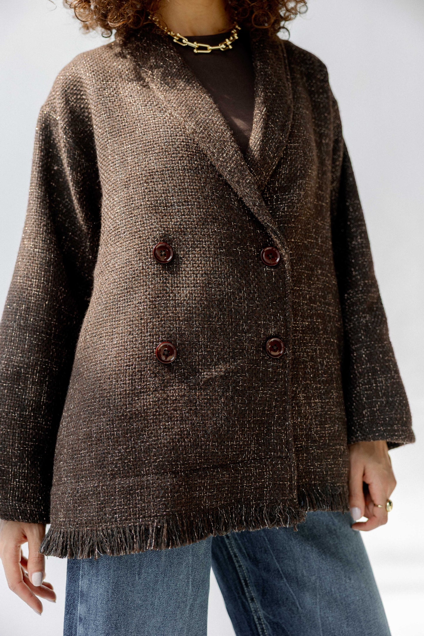 Little Secret Jacket in Brown