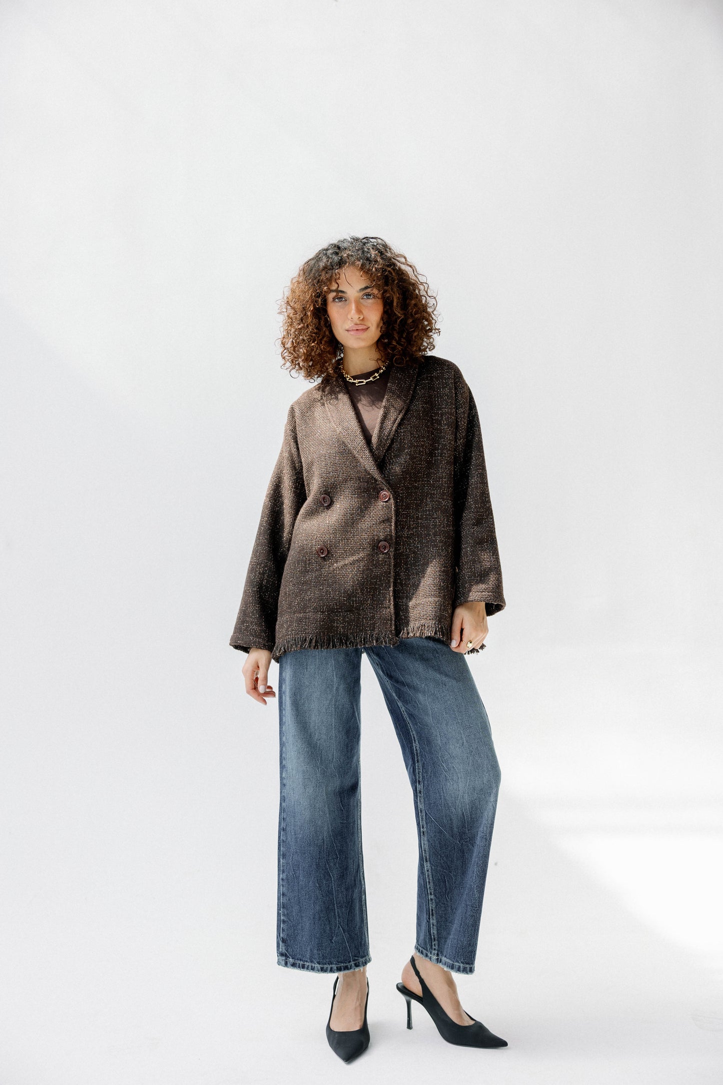 Little Secret Jacket in Brown