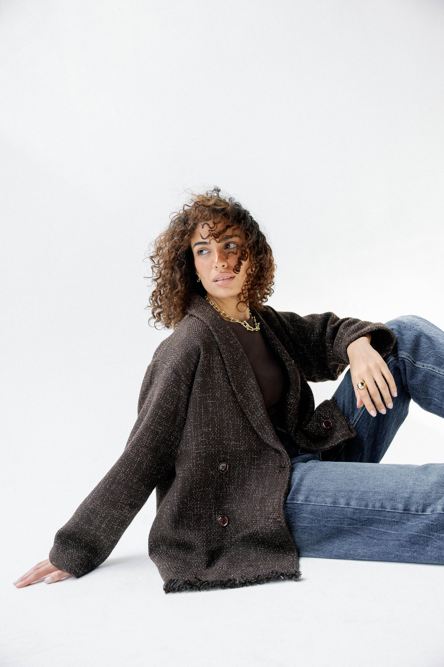 Little Secret Jacket in Brown