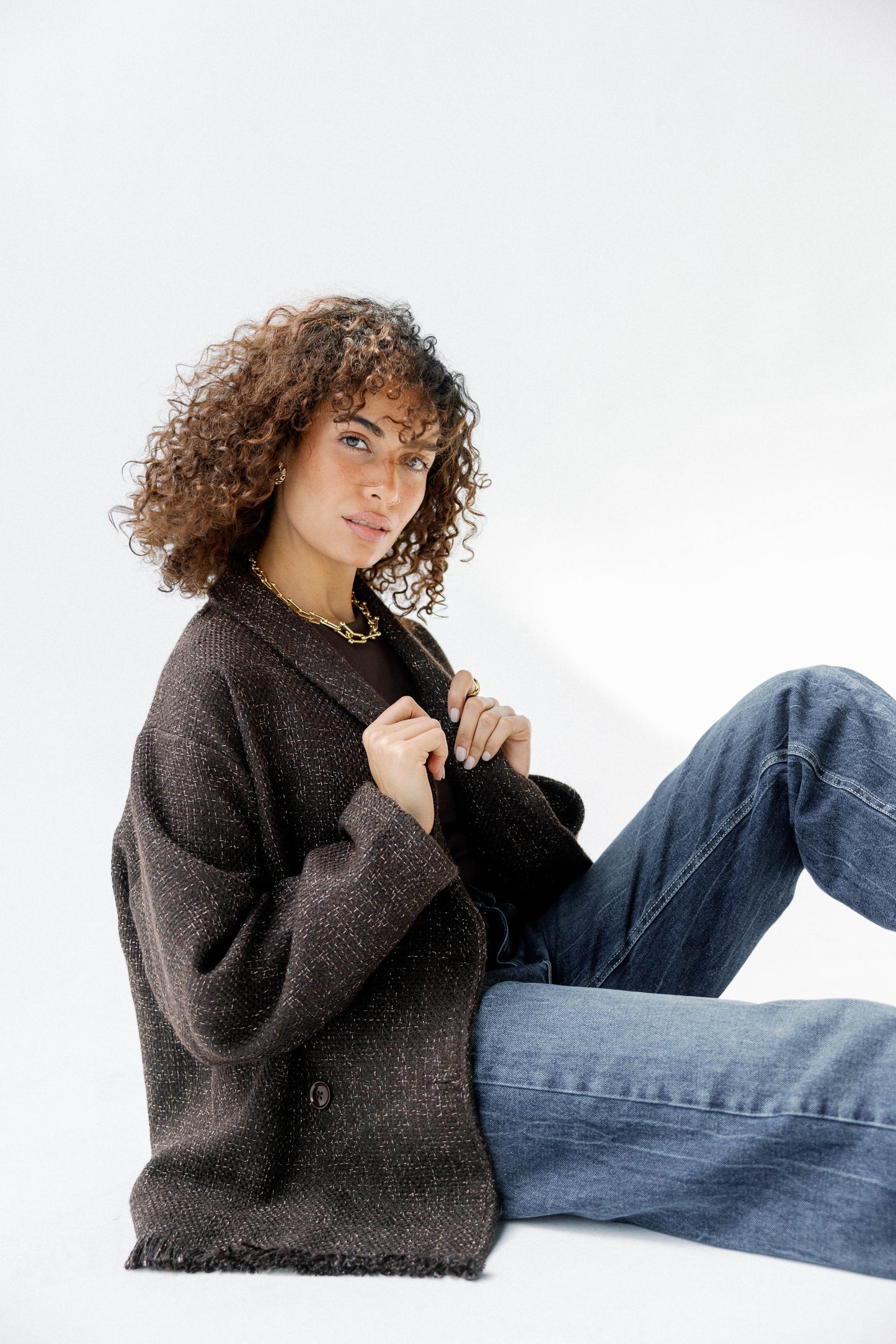 Little Secret Jacket in Brown