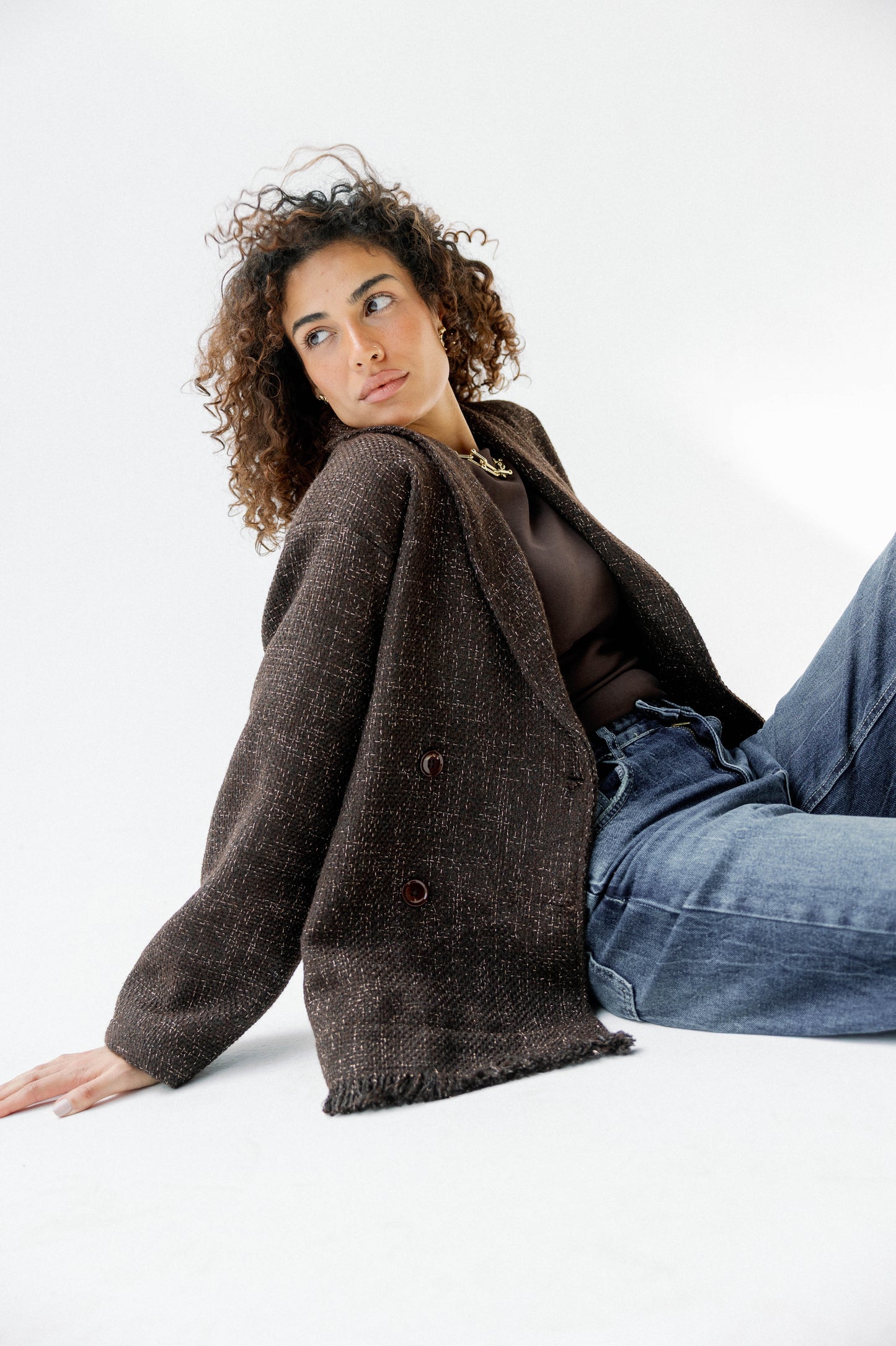 Little Secret Jacket in Brown