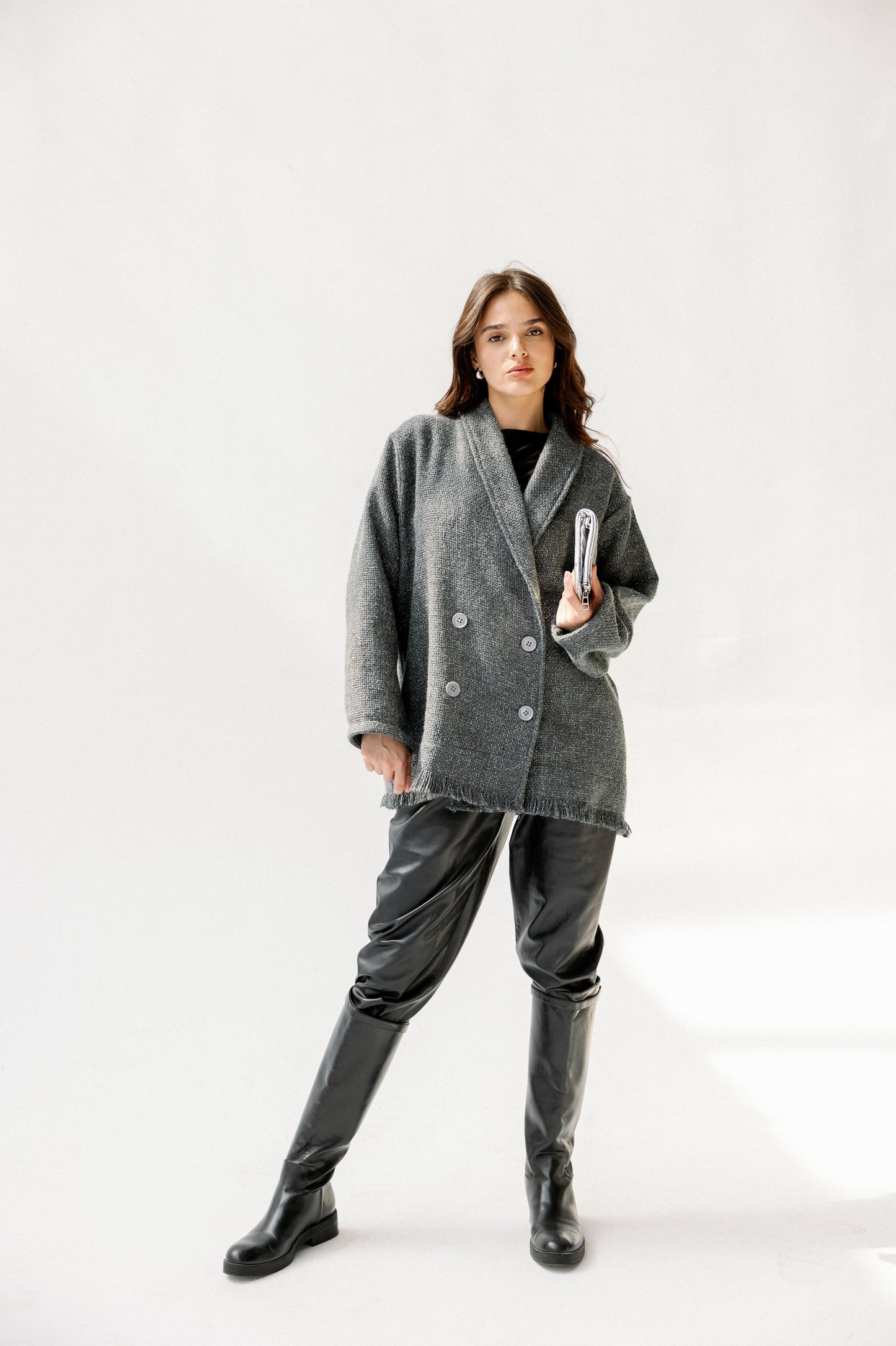 Little Secret Jacket in Dark Grey