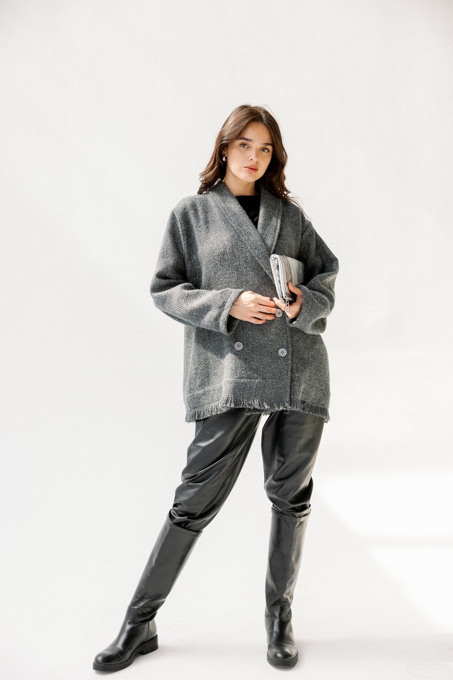 Little Secret Jacket in Dark Grey