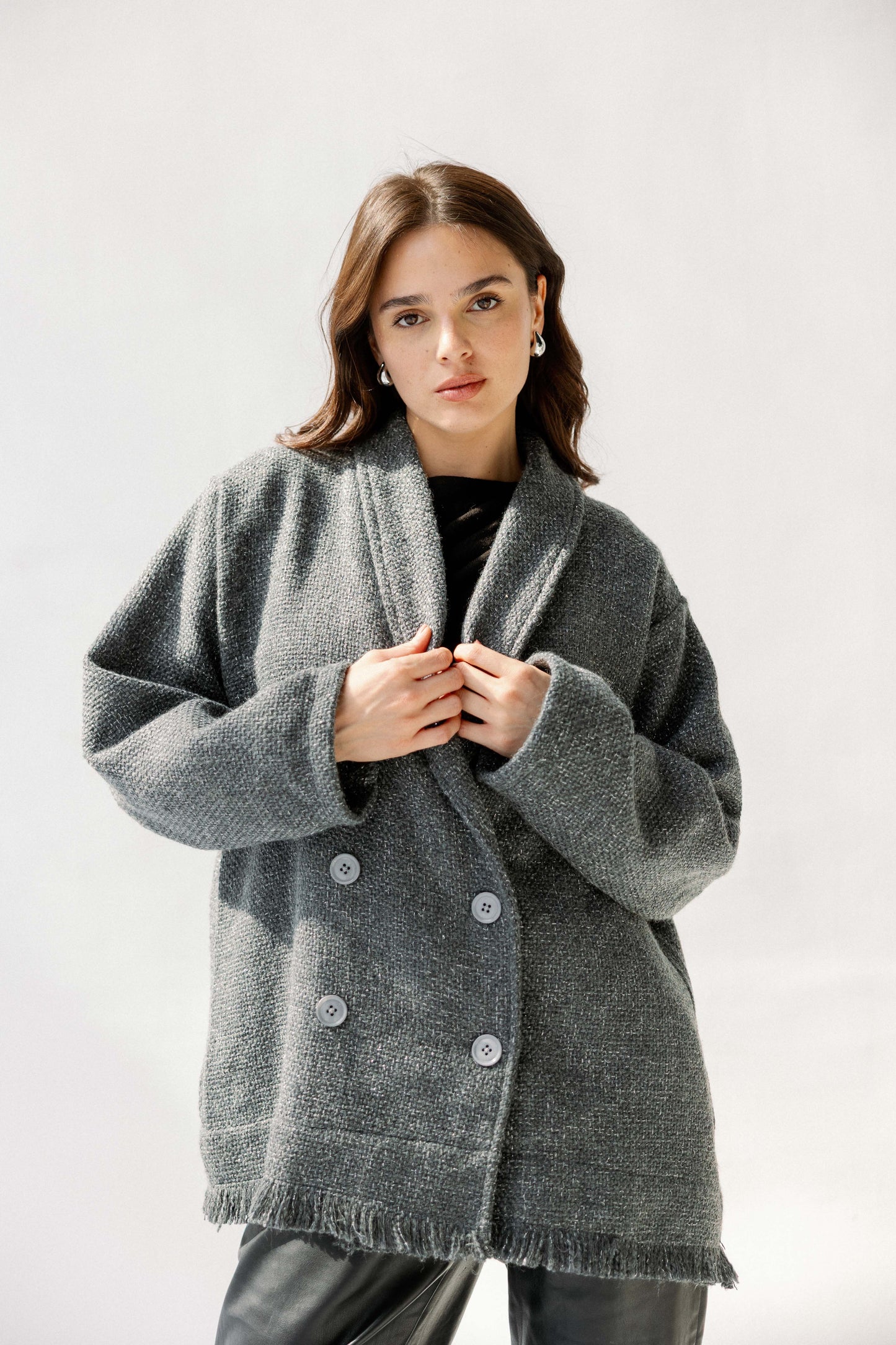 Little Secret Jacket in Dark Grey