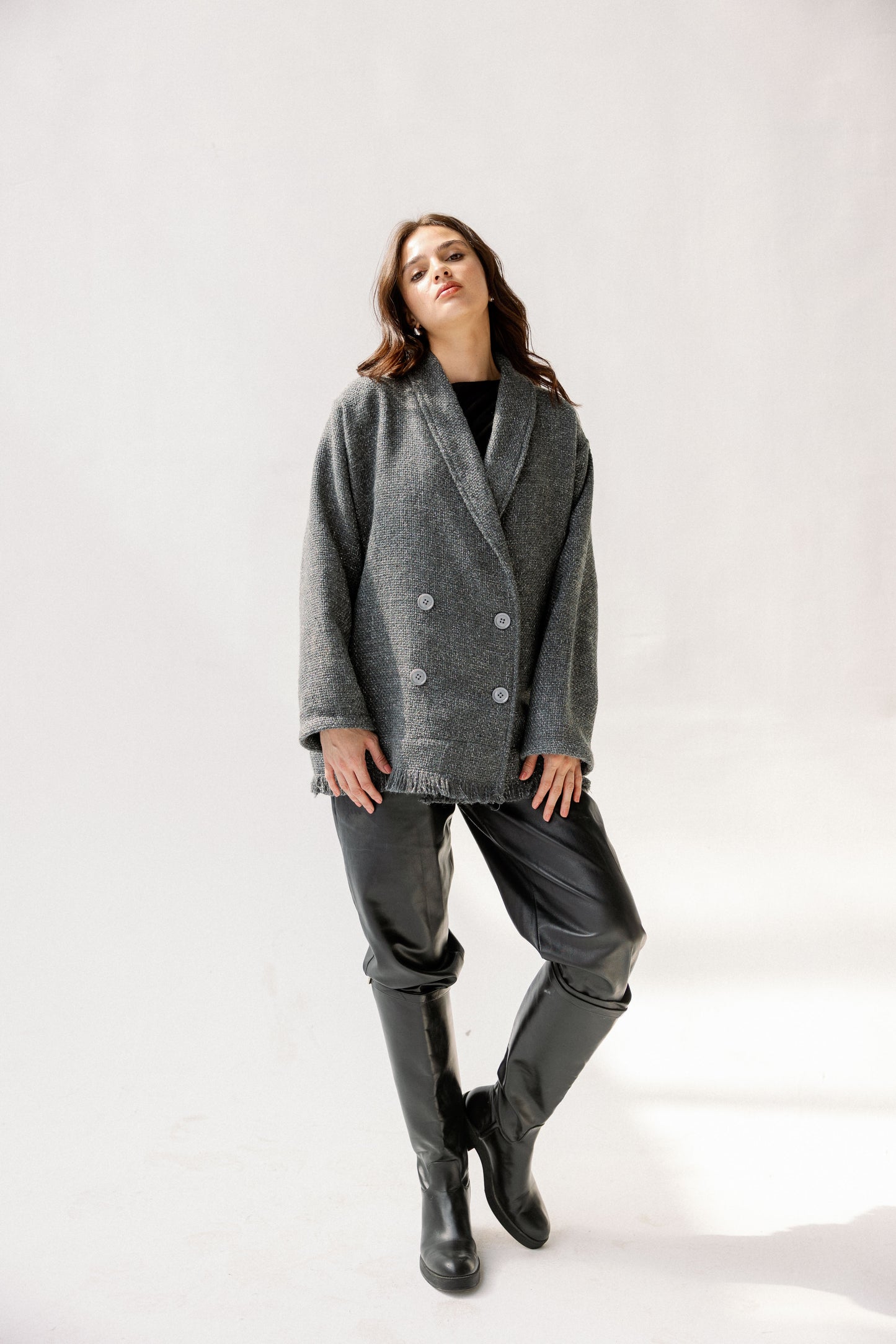 Little Secret Jacket in Dark Grey