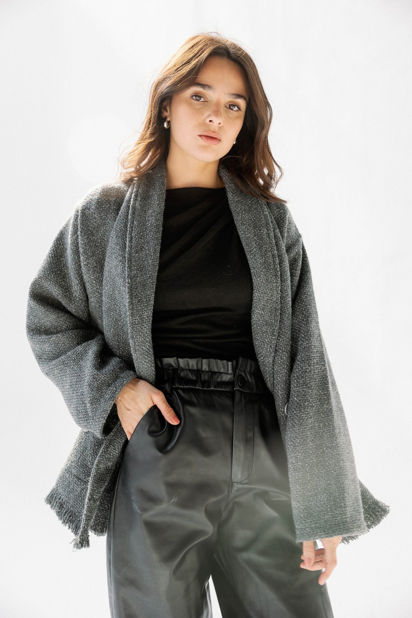 Little Secret Jacket in Dark Grey