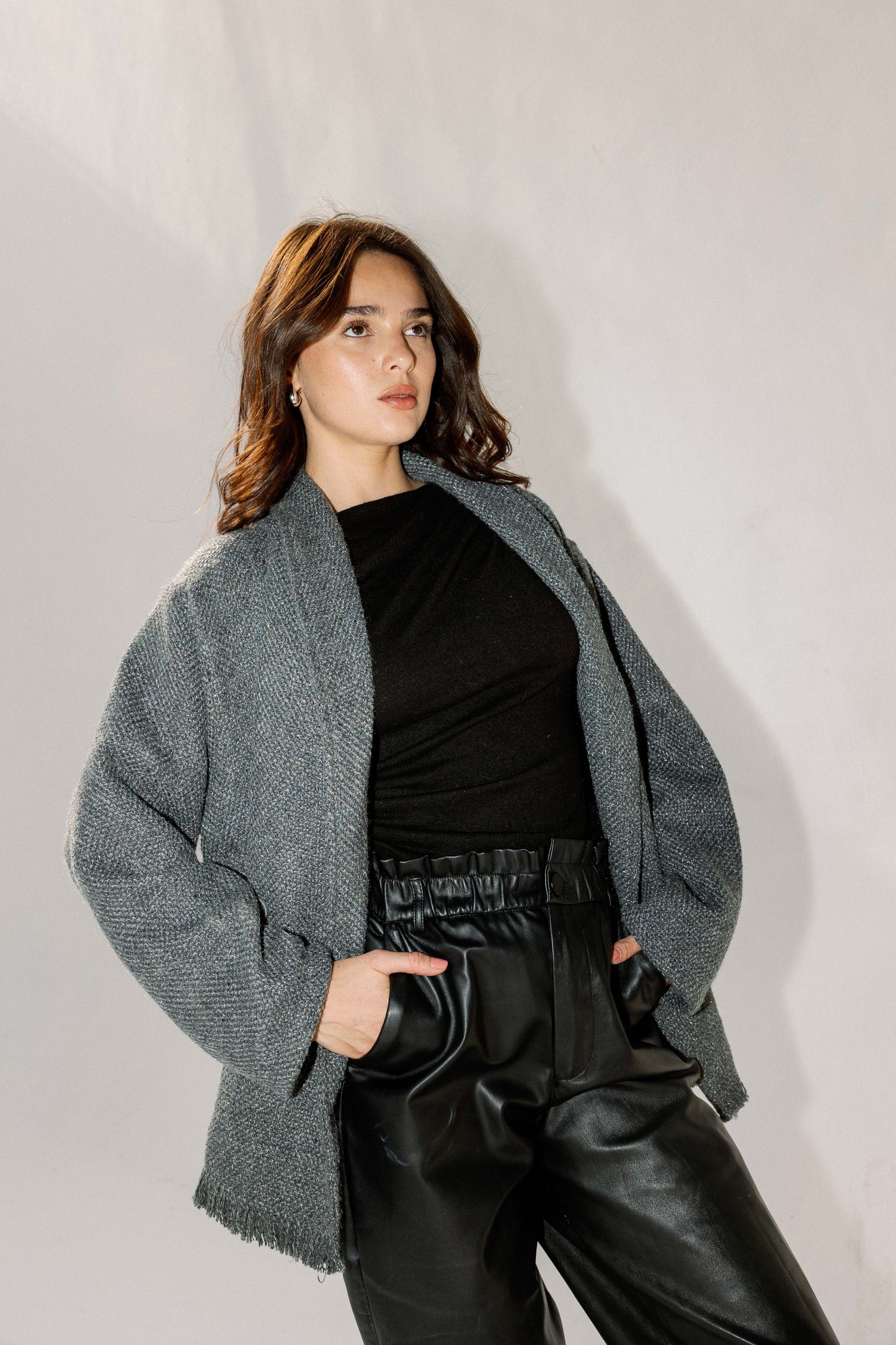 Little Secret Jacket in Dark Grey