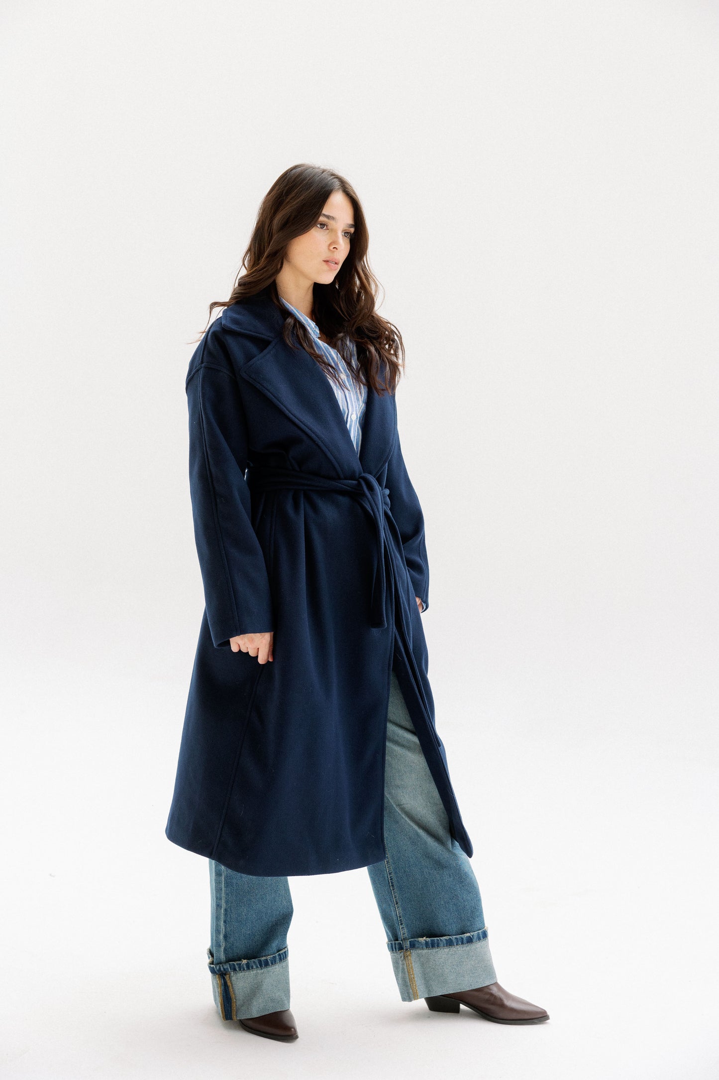 City Walk Coat in Navy