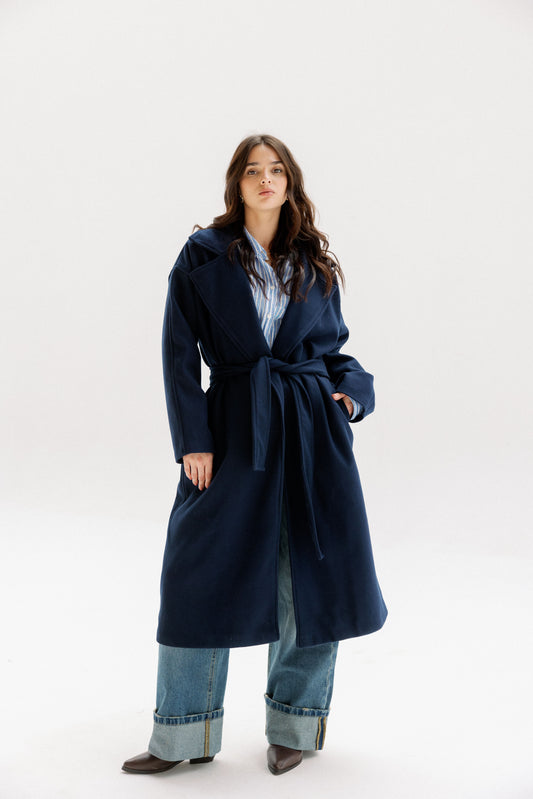 City Walk Coat in Navy