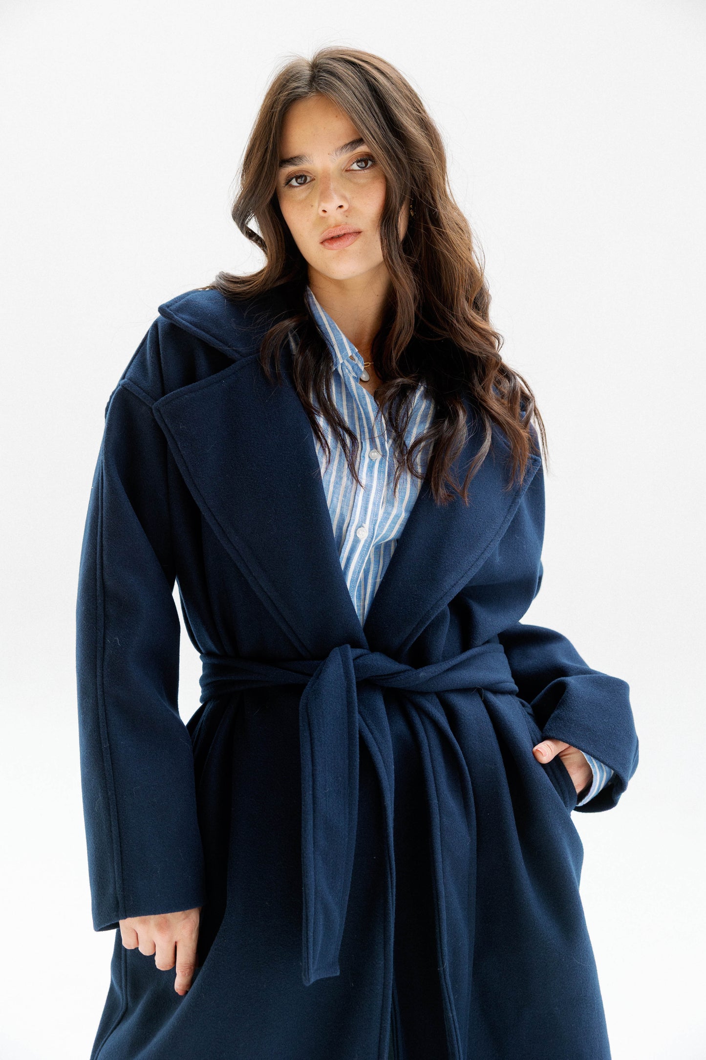 City Walk Coat in Navy