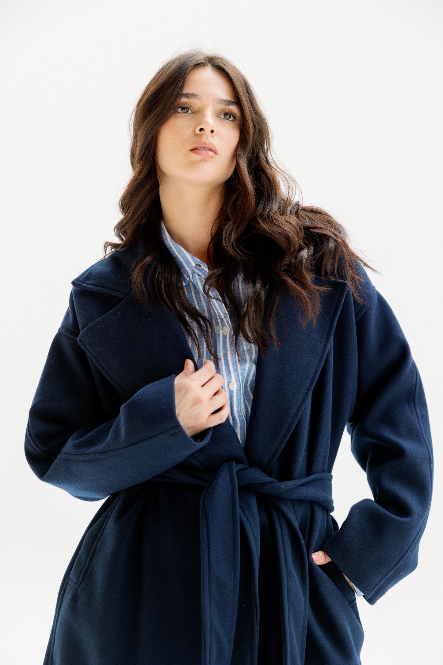 City Walk Coat in Navy
