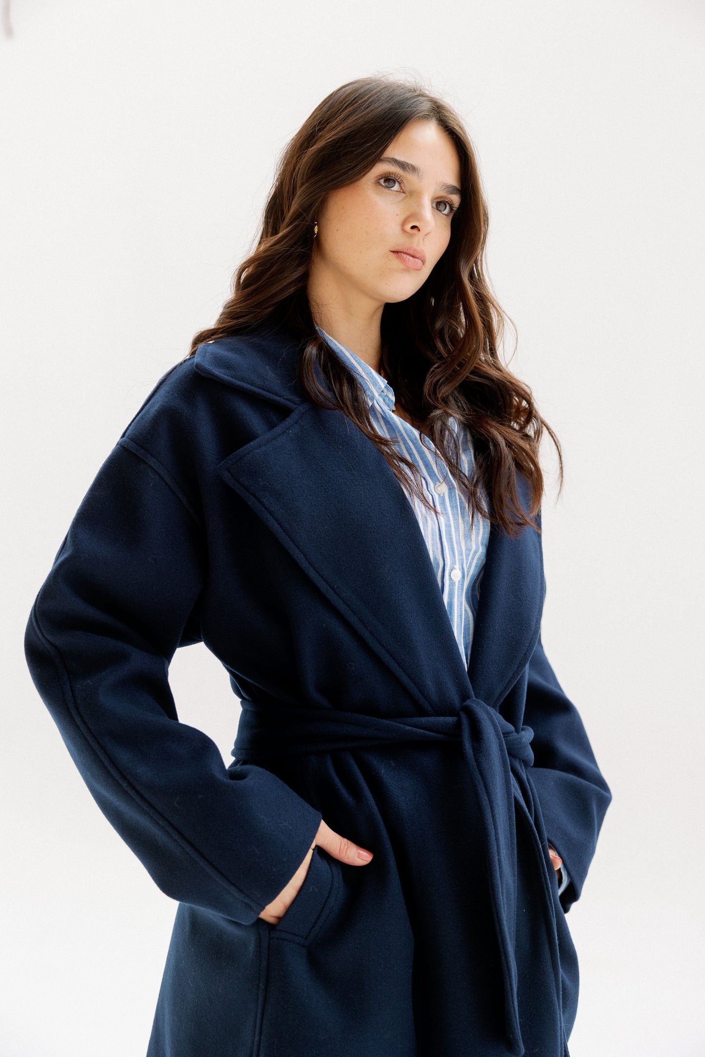 City Walk Coat in Navy