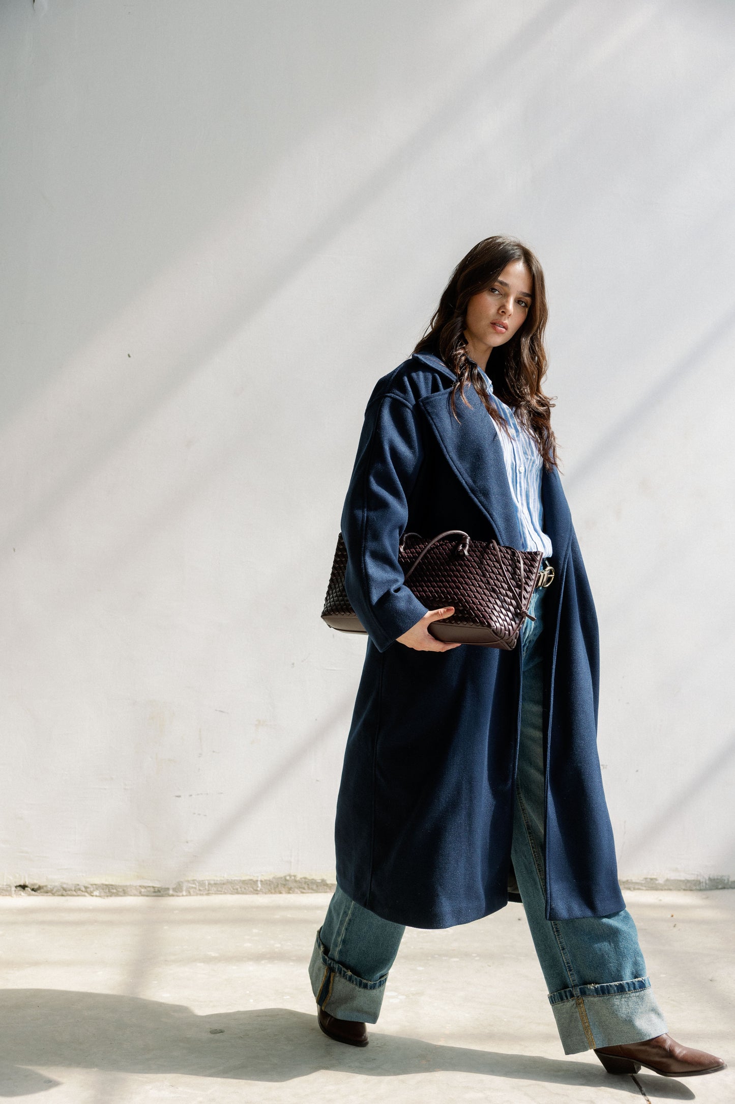 City Walk Coat in Navy