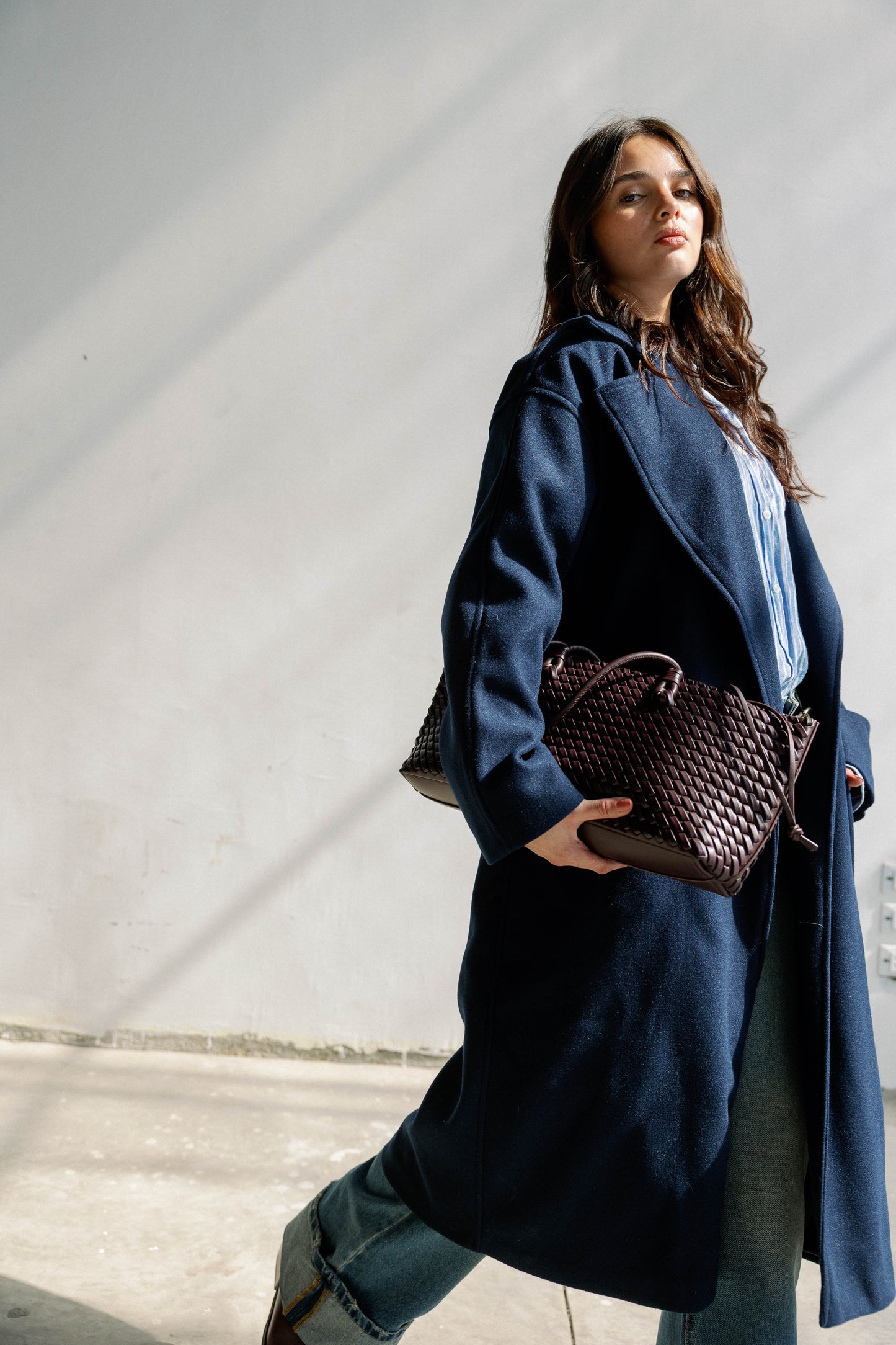 City Walk Coat in Navy