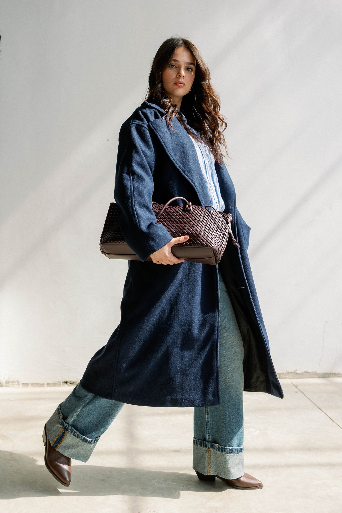 City Walk Coat in Navy