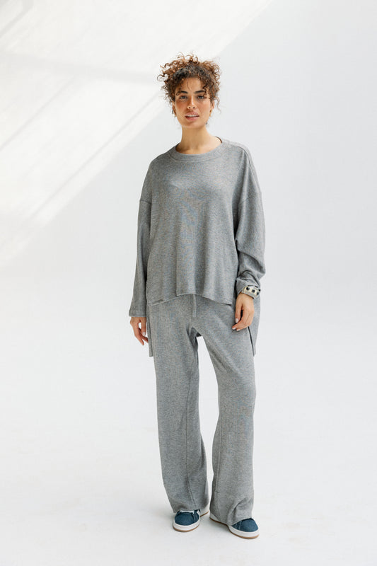 The Glimmer Set in Grey - Shimmery fabric